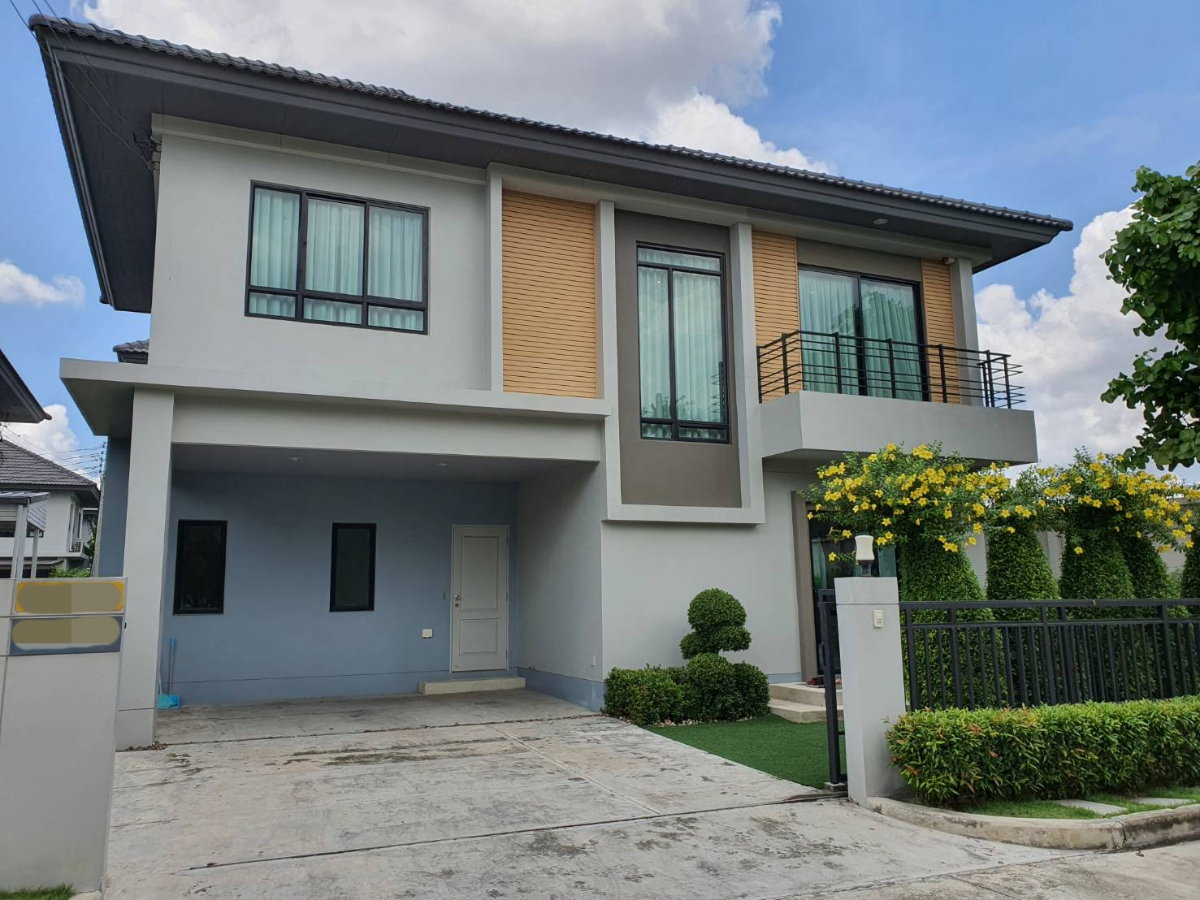 รูป ให้เช่าบ้านเดี่ยว ไลฟ์ บางกอก บูเลอวาร์ด รามอินทรา 65 (53 ตร.ว.) 4 นอน 3 น้ำ แปลงหน้าสวน พร้อมอยู่ - รูปที่ 2/56