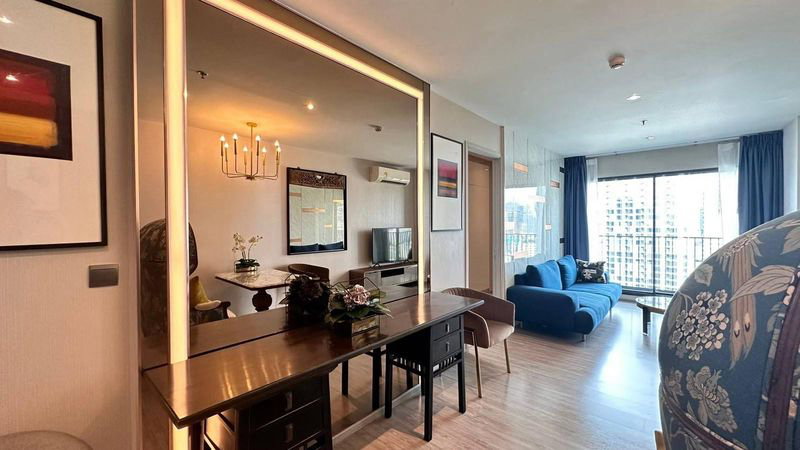 รูป #ให้เช่า คอนโด Rhythm Ekkamai  ใกล้ BTS เอกมัย | Size 80 Sqm. | 2 Beds 2 Bath | ห้องมุม Build-in ครบพร้อมเข้าอยู่ - รูปที่ 1/17