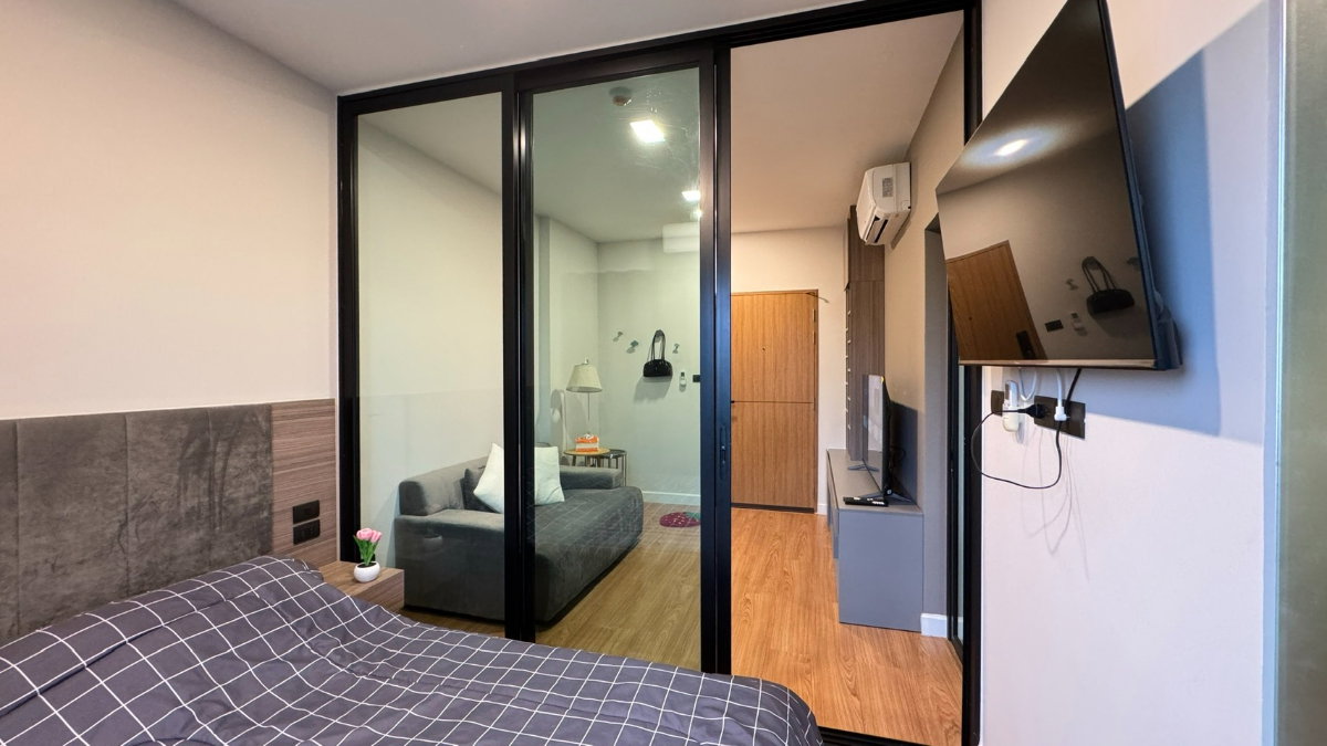 รูป ขาย Arise Condo มหิดล เชียงใหม่ ทำเลใกล้สนามบิน เฟอร์นิเจอร์และเครื่องใช้ไฟฟ้าครบ (C474) T.0946511456 - รูปที่ 2/12