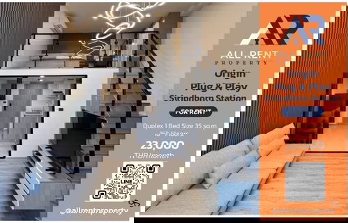 รูปภาพ Modern Loft Living! ✨ Origin Plug & Play Sirindhorn Station for Rent | Duo Space (High Ceiling) | Near MRT Sirindhorn | Ready to move in