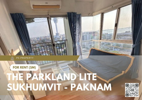 For rent 📍 The Parkland Lite Sukhumvit - Paknam 📍 Fully furnished with appliances. Near BTS Paknam.