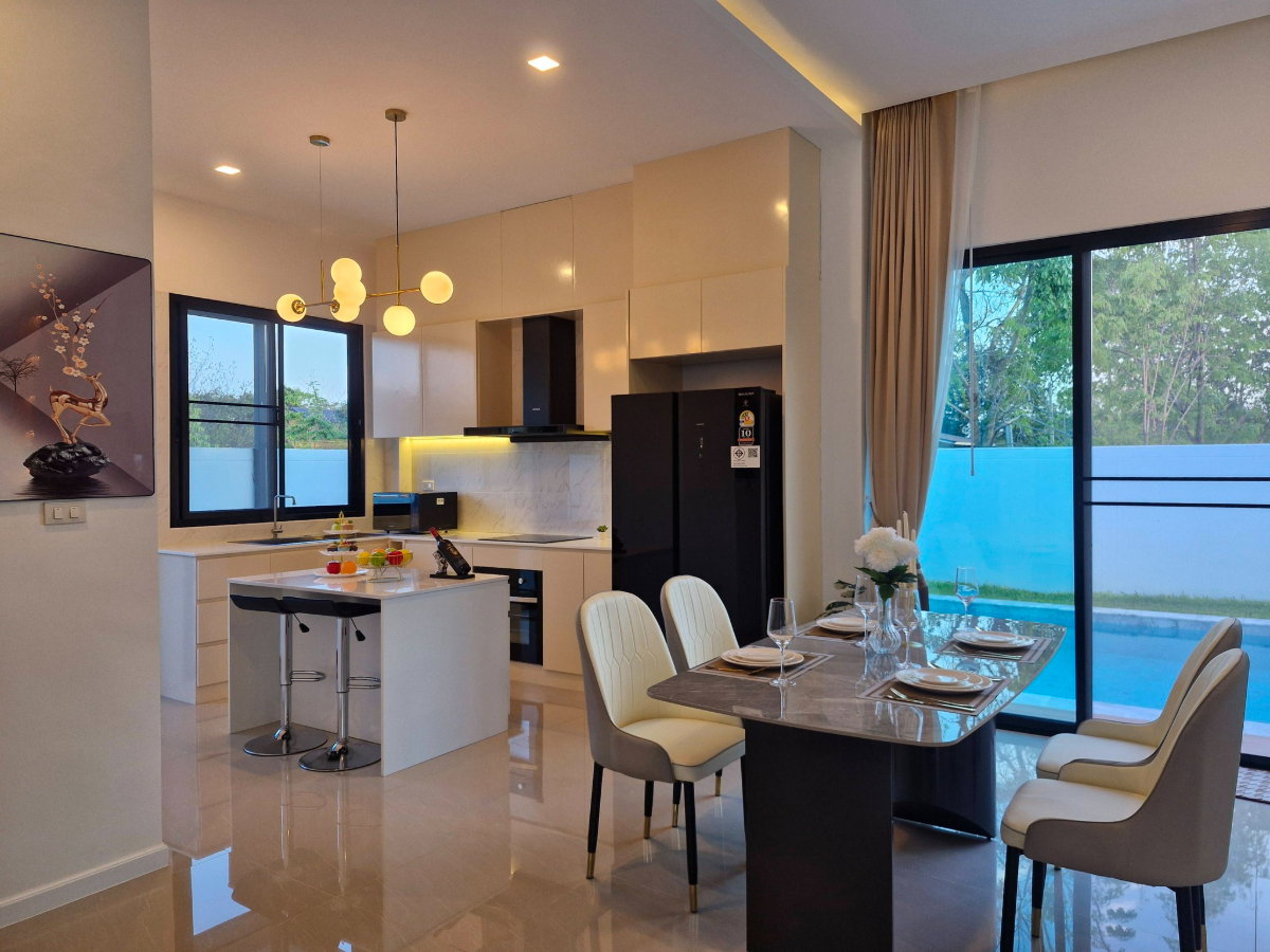 รูป 🏡 บ้านเดี่ยวสร้างใหม่ พัทยา ใกล้ Regent’s School | 4 ห้องนอน | สระส่วนตัว | เพียง 7.89 ล้าน - รูปที่ 7/17