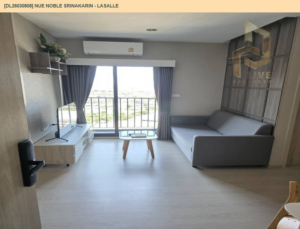รูป DL26030808 ให้เช่าคอนโด นิว โนเบิล ศรีนครินทร์ - ลาซาล (Nue Noble Srinakarin - Lasalle) ใกล้ MRT ศรีลาซาล พร้อมเข้าอยู่ โทรด่วน 0653619502 LineID @897iyzll - รูปที่ 11/12