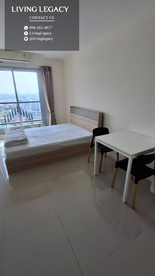 รูป ST6219 ให้เช่าคอนโด Asakan Place Srinakarindra 29 ตร.ม. ชั้น 19 line id : @livinglegacy - รูปที่ 1/12