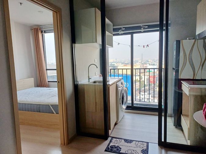 ให้เช่า NUE Noble Ngamwongwan นิว โนเบิล งามวงศ์วาน มีเครื่องซักผ้า ห้องนอนติดม่านให้แล้ว