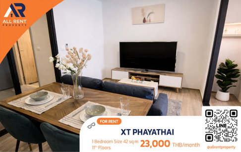 ใช้ชีวิตให้สุดในสไตล์คุณ! ✨ XT PHAYATHAI | ห้องสวย แต่งครบ | ส่วนกลาง 4,500 ตร.ม. | ใกล้ BTS & ARL พญาไท | พร้อมอยู่