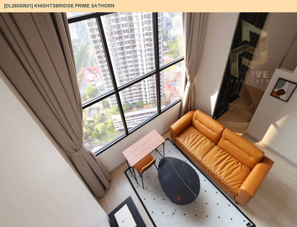 รูป DL26030921 ให้เช่าคอนโด ไนท์บริดจ์ ไพร์ม สาทร (Knightsbridge Prime Sathorn) ใกล้ BTS ช่องนนทรี พร้อมเข้าอยู่ โทรด่วน 0842740999 LineID @523dslwi - รูปที่ 6/9