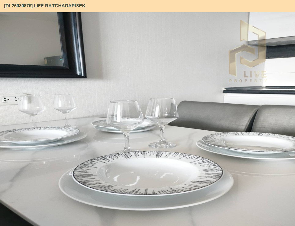 รูป DL26030875 ให้เช่าคอนโด ไลฟ์ รัชดาภิเษก (Life Ratchadapisek) ใกล้ MRT ห้วยขวาง พร้อมเข้าอยู่ โทรด่วน 0800343450 LineID @655ebbvc - รูปที่ 6/11