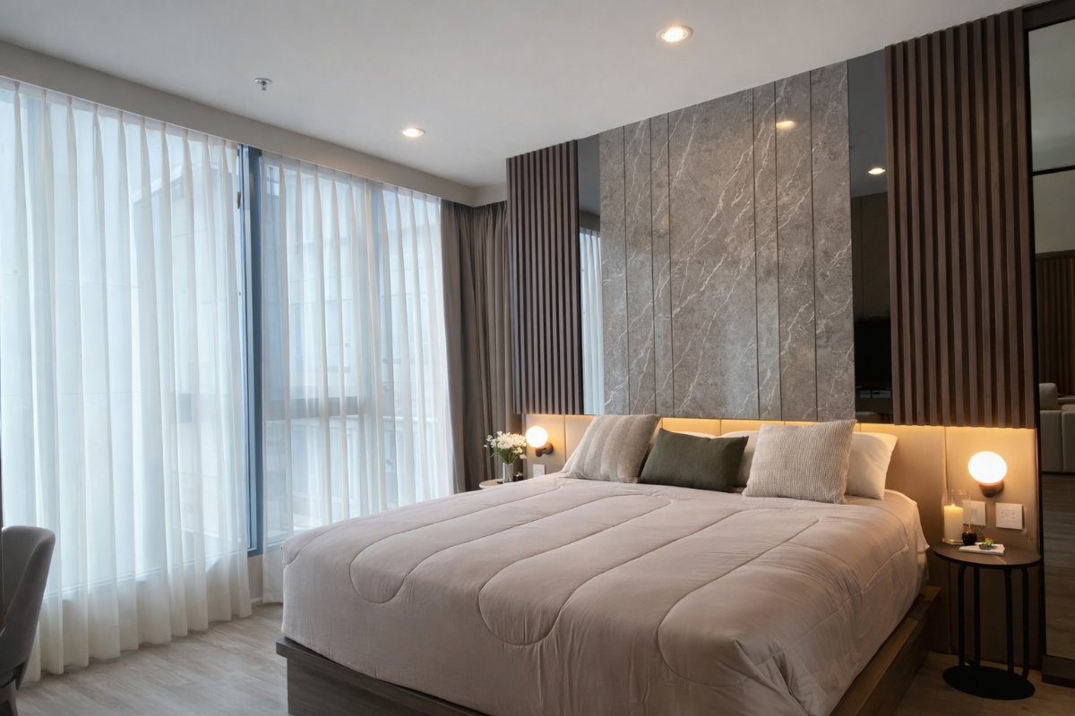 รูป 🍀🍀 Modern Room💙 ให้เช่า📌 ไอดีโอ โมบิ สุขุมวิท 66 (Line: @rent2022)BTS อุดมสุข พร้อมเข้าอยู่ 🔖A10619 - รูปที่ 7/11
