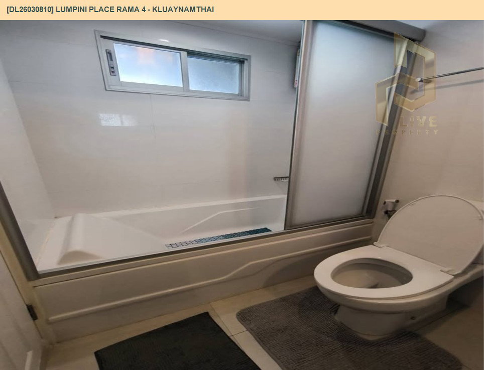 รูป DL26030810 ให้เช่าคอนโด ลุมพินี เพลส พระราม 4 - กล้วยน้ำไท (Lumpini Place Rama 4 - Kluaynamthai) ใกล้ BTS เอกมัย พร้อมเข้าอยู่ โทรด่วน 0656133286 LineID @534wlwof - รูปที่ 8/8