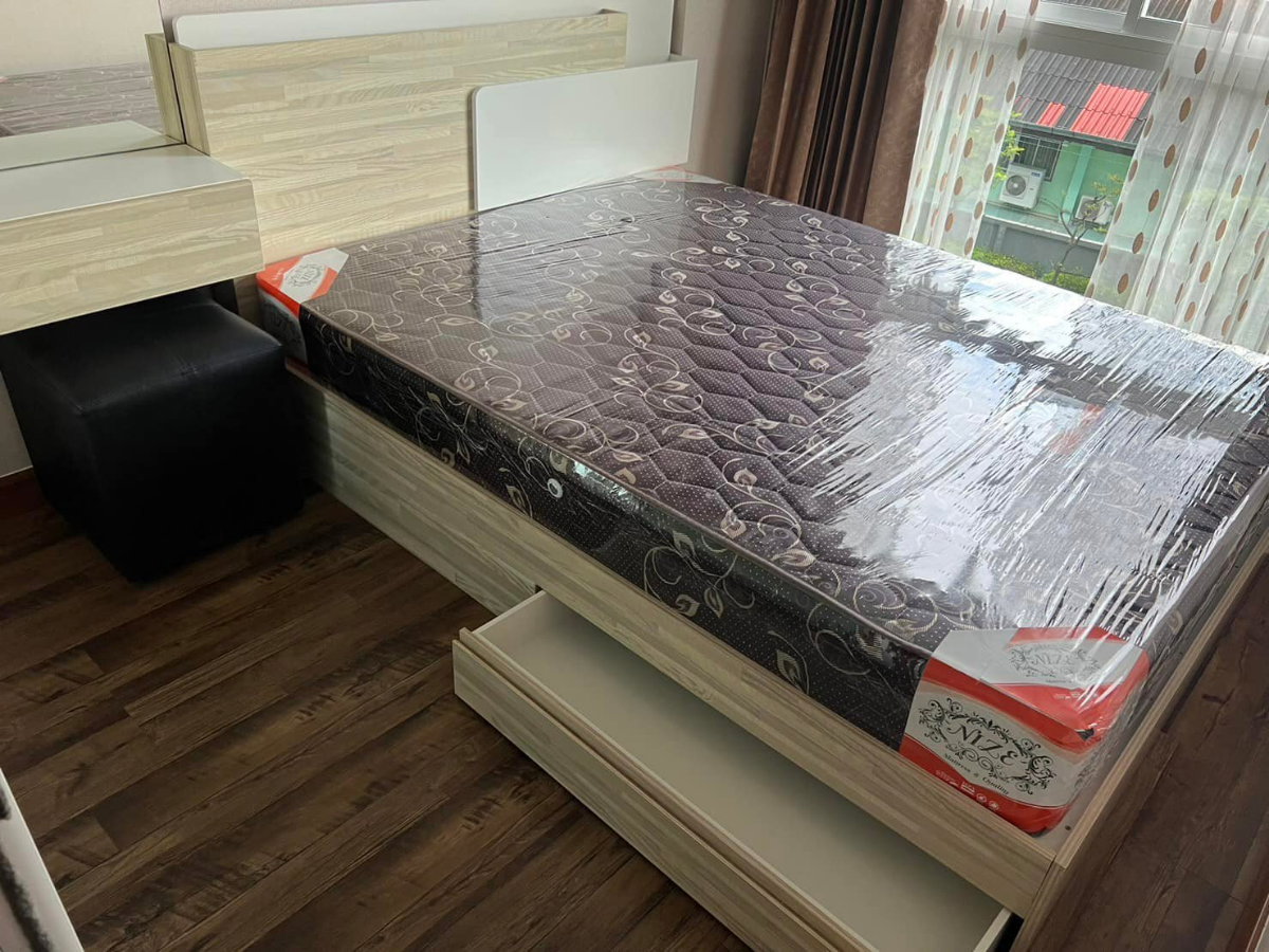 รูป K-037💢เช่า 5,800 🌵🌈 The Iris เวสต์เกต บางใหญ่ 🌵🌈 ใกล้เซ็นทรัลเวสต์เกต เฟอร์นิเจอร์ครบพร้อมอยู่✅ - รูปที่ 1/9