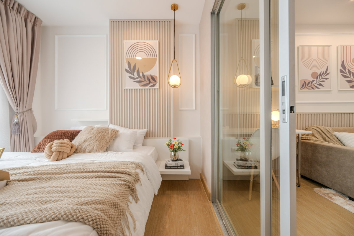 รูป เดอะทรัสต์ เรสซิเด้นซ์ ปิ่นเกล้า ชั้นสูง วิวสวย แต่งครบ _Do816  - รูปที่ 8/23