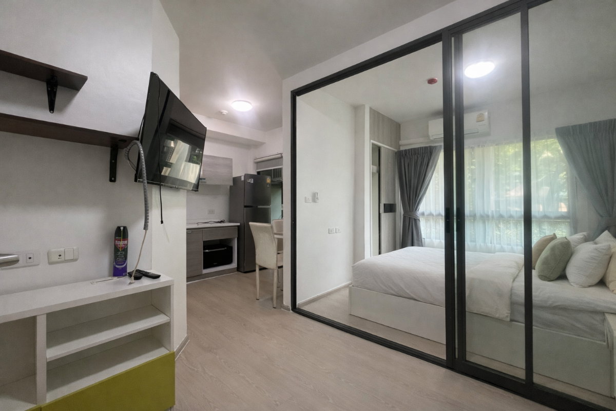 รูป ✅ให้เช่า ห้องชั้น 1 🏞️ กรีเน่ คอนโด ดอนเมือง 🏙ใกล้สนามบินดอนเมือง📲 ติดต่อโทร/ไลน์ 099-289-1569 - รูปที่ 6/12