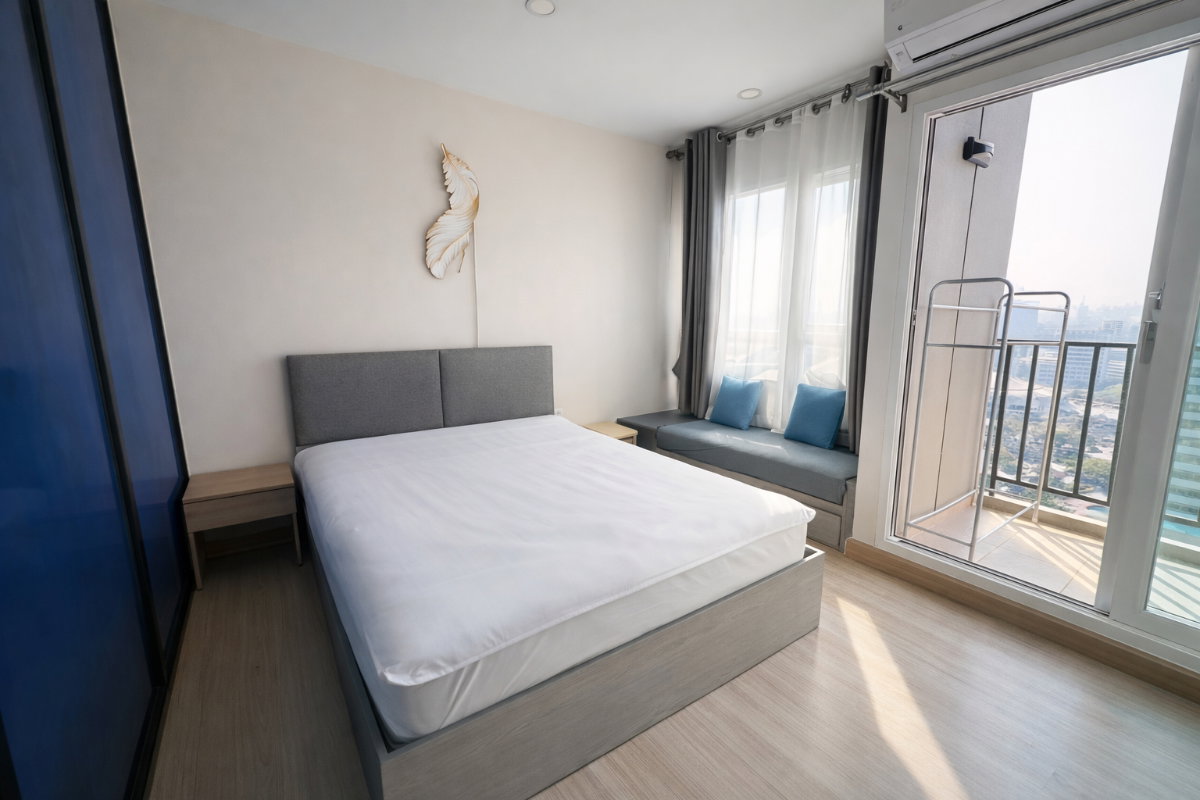 รูป 📌For Rent !! 🔥ให้เช่า ศุภาลัย เวอเรนด้า รามคำแหง 35 ตร.ม ชั้น 24 ตึก A ✅ ติด MRT รัชมังคลา เฟอร์ครบ พร้อมอยู่ ราคาดีที่สุด🔥 - รูปที่ 2/10