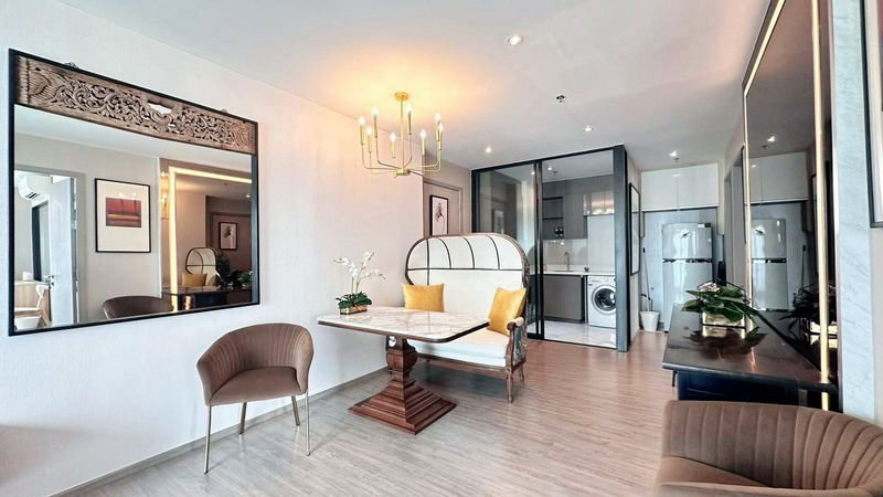 รูป #ให้เช่า คอนโด Rhythm Ekkamai  ใกล้ BTS เอกมัย | Size 80 Sqm. | 2 Beds 2 Bath | ห้องมุม Build-in ครบพร้อมเข้าอยู่ - รูปที่ 14/17