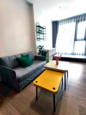 Condos for rent MRT Bang Khun Non : For Rent Condo ORIGIN PLAY BANGKHUNNON TRIPLE STATION Building 1, Floor 14,Studio, Room size 23 sqm