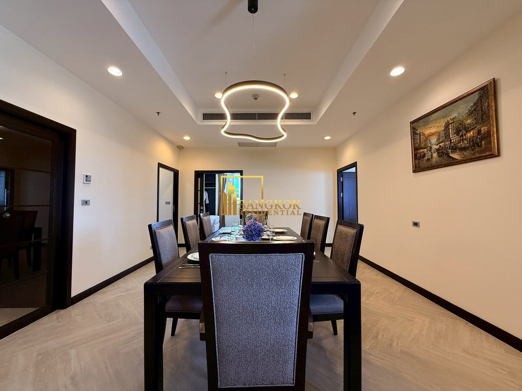 รูป Beautiful 3 Bedroom Apartment For Rent in Asoke Area - BR7060SA - รูปที่ 9/52