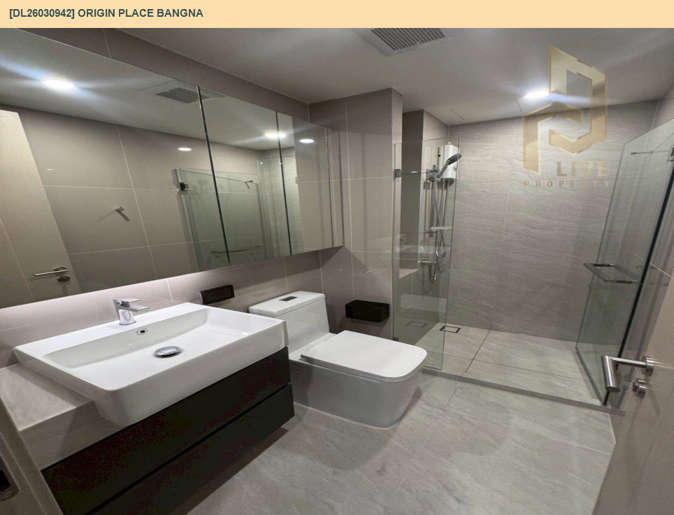 รูป DL26030942 ให้เช่าคอนโด ออริจิ้น เพลส บางนา (Origin place bangna) ใกล้ - พร้อมเข้าอยู่ โทรด่วน 0653619502 LineID @897iyzll - รูปที่ 9/14