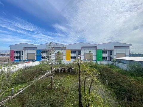 โกดังบางปลา ให้เช่าโกดังพร้อมออฟฟิศ 2 ชั้น พื้นที่ 459 ตรม. บางปลา2 คอนเทนเนอร์เข้าได้