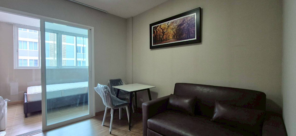 รูป ให้เช่าห้องแต่งพร้อม เฟอร์ครบ ห้องใหญ่ วิวดี ราคาถูก ใกล้ ARL และ MRT สถานีหัวหมาก - รูปที่ 1/12