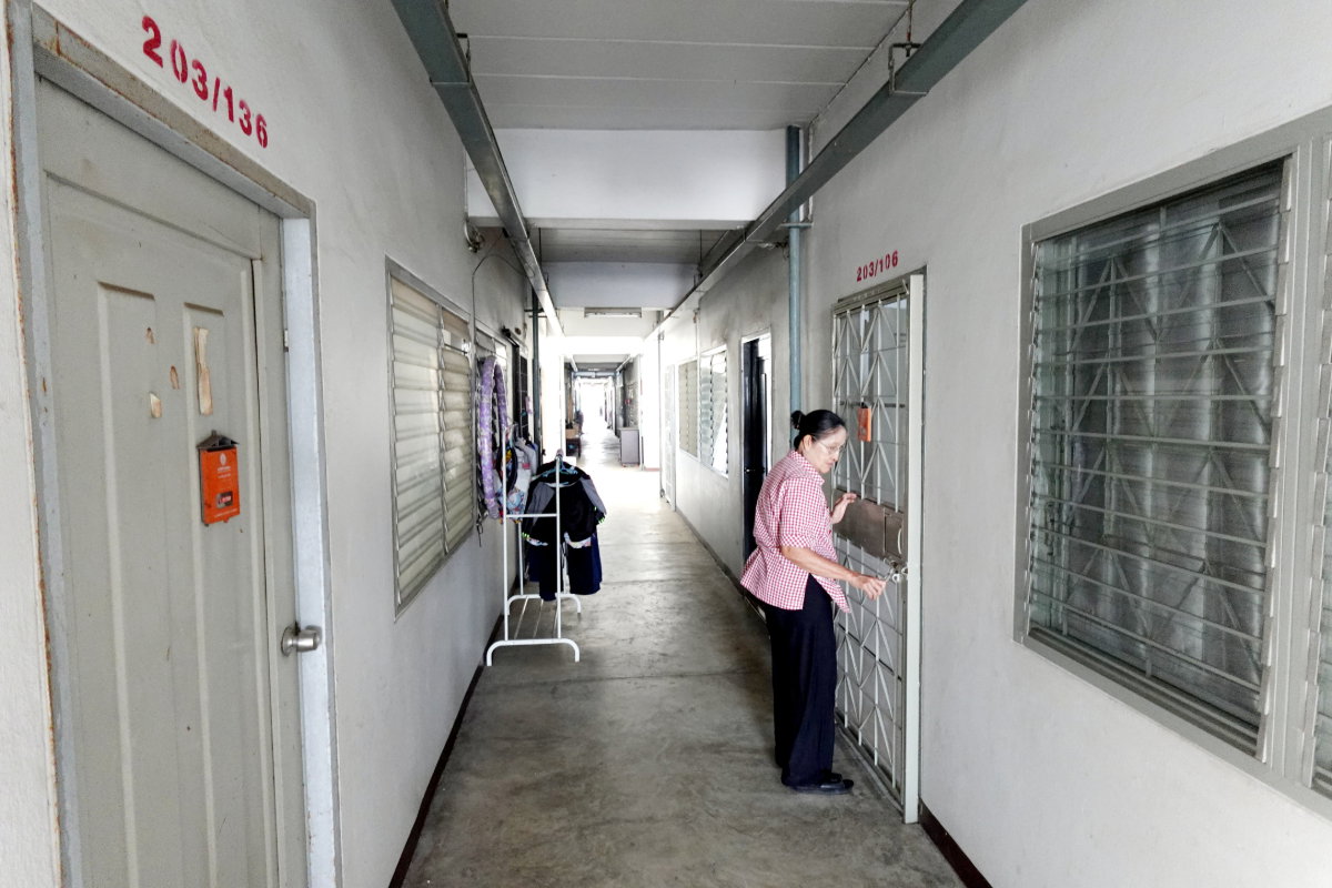 รูป ห้องปรับปรุงใหม่ เคหะออเงิน ตึก 22 ชั้น 4 - รูปที่ 9/19