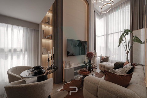 รูปภาพ 🎉 ให้เช่าคอนโด โซโห​ แบงค็อก​ รัชดา อาคาร 1 ชั้น 15 Duplex 2 ห้องนอน ขนาด 48 ตรม ใกล้ MRT ห้วยขวาง