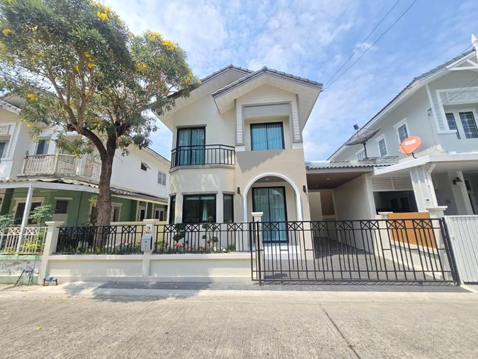 บ้านแฝด2ชั้น รีโนเวทใหม่ ทำเลดีต้นโครงการ แต่งพร้อมอยู่ หมู่บ้านฟ้าปิยรมย์ เฟส6 พฤกษ์วนา ลำลูกกาคลอง6 บึงคำพร้อย ปทุมธานี แถมเฟอร์,แอร์