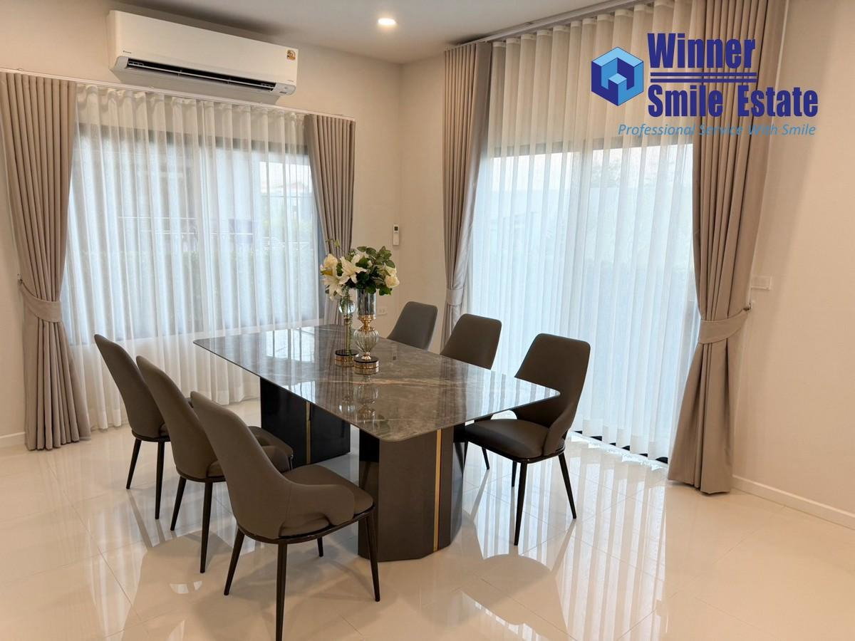 รูป ให้เช่าบ้านเดี่ยว 4 นอน บริทาเนีย บางนา ศรีวารี บางพลี ลาดกระบัง สนามบินสุวรรณภูมิ เฟอร์ฯครบ - รูปที่ 5/12