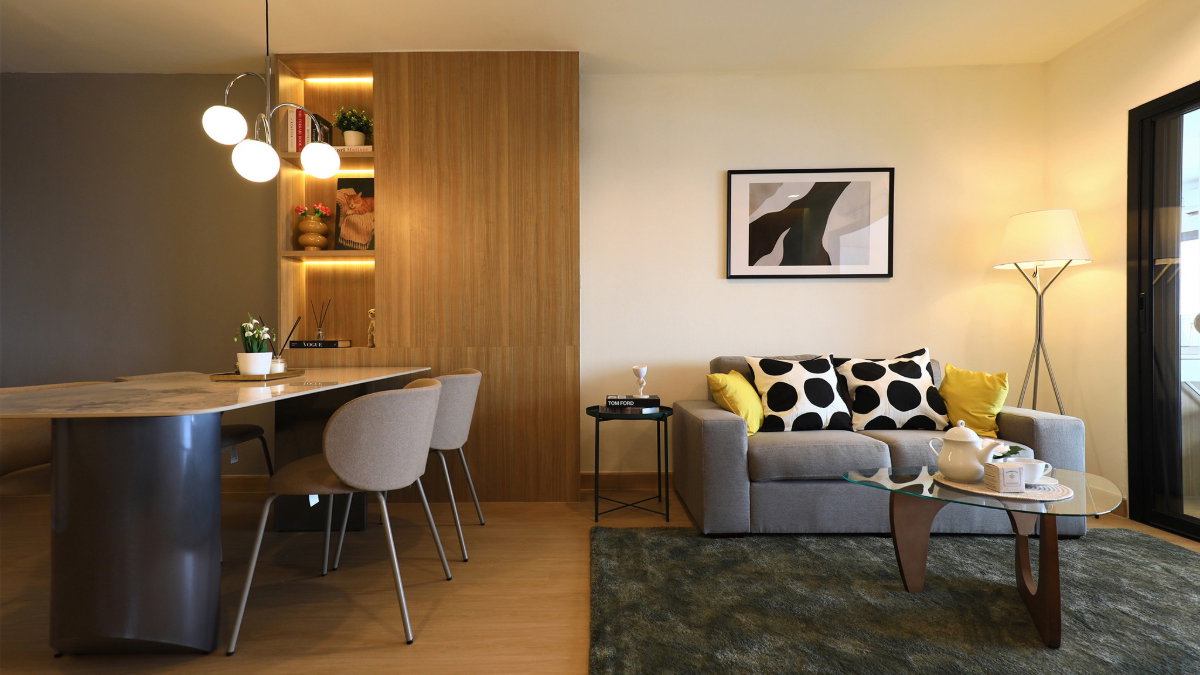 รูป เดอะ ทรีโอ การ์เด้น  ✅ คอนโดรีโนเวทใหม่ ใกล้ MRT 150 ม. ห้องใหญ่ วิวสวน พร้อมอยู่ ✅ - รูปที่ 9/19