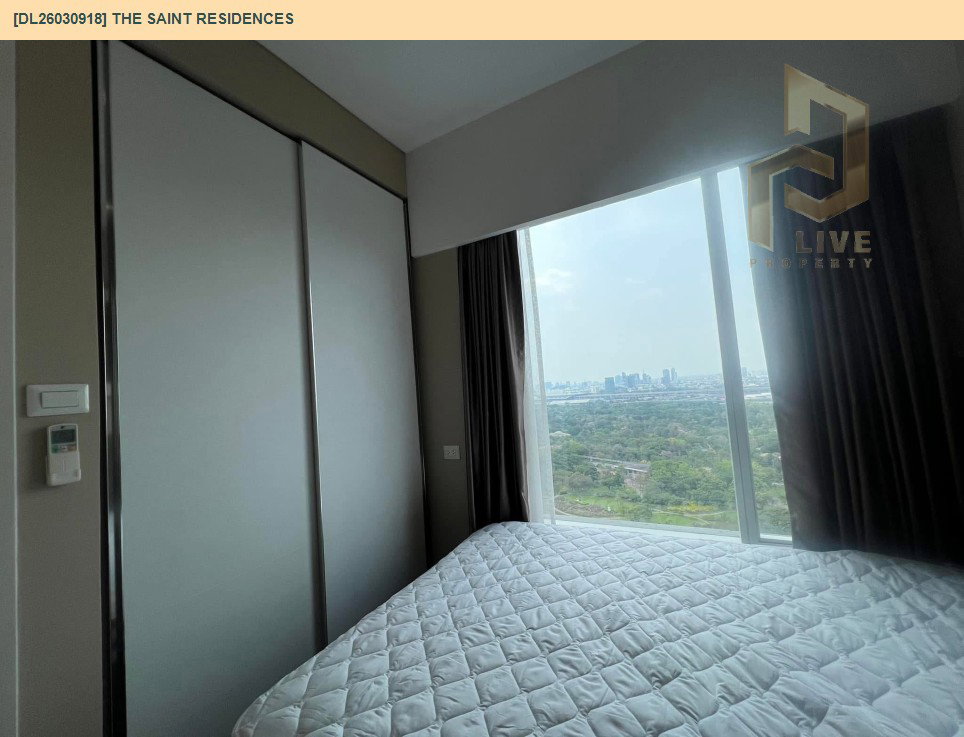 รูป DL26030918 ให้เช่าคอนโด เดอะ เซนต์ เรสซิเดนซ์ (The Saint Residences) ใกล้ MRT พหลโยธิน พร้อมเข้าอยู่ โทรด่วน 0656133286 LineID @534wlwof - รูปที่ 4/7