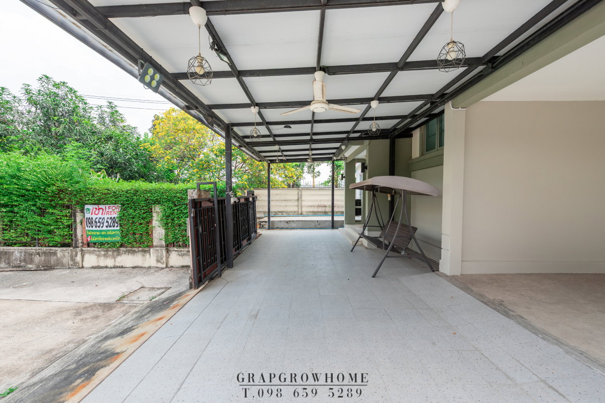 รูป ให้เช่าบ้านเดี่ยว หลังมุม พร้อมอยู่ ใกล้สนามบินสุวรรณภูมิ เพียง 10 นาที ใกล้ Gemopolis พฤกษาปูริ แสนแก้ว กิ่งแก้ว 37 เดินทางสะดวก - รูปที่ 39/46