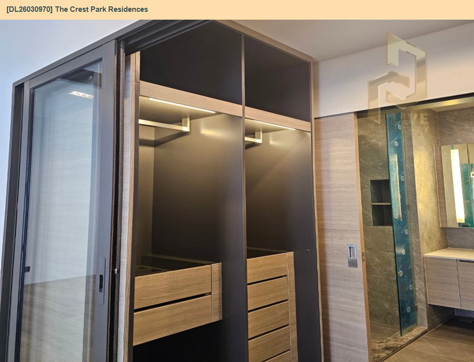 รูป DL26030970 ให้เช่าคอนโด เดอะ เครสท์ พาร์ค เรสซิเดนซ์  (The Crest Park Residences) ใกล้ MRT พหลโยธิน พร้อมเข้าอยู่ โทรด่วน 0656133286 LineID @534wlwof - รูปที่ 5/10