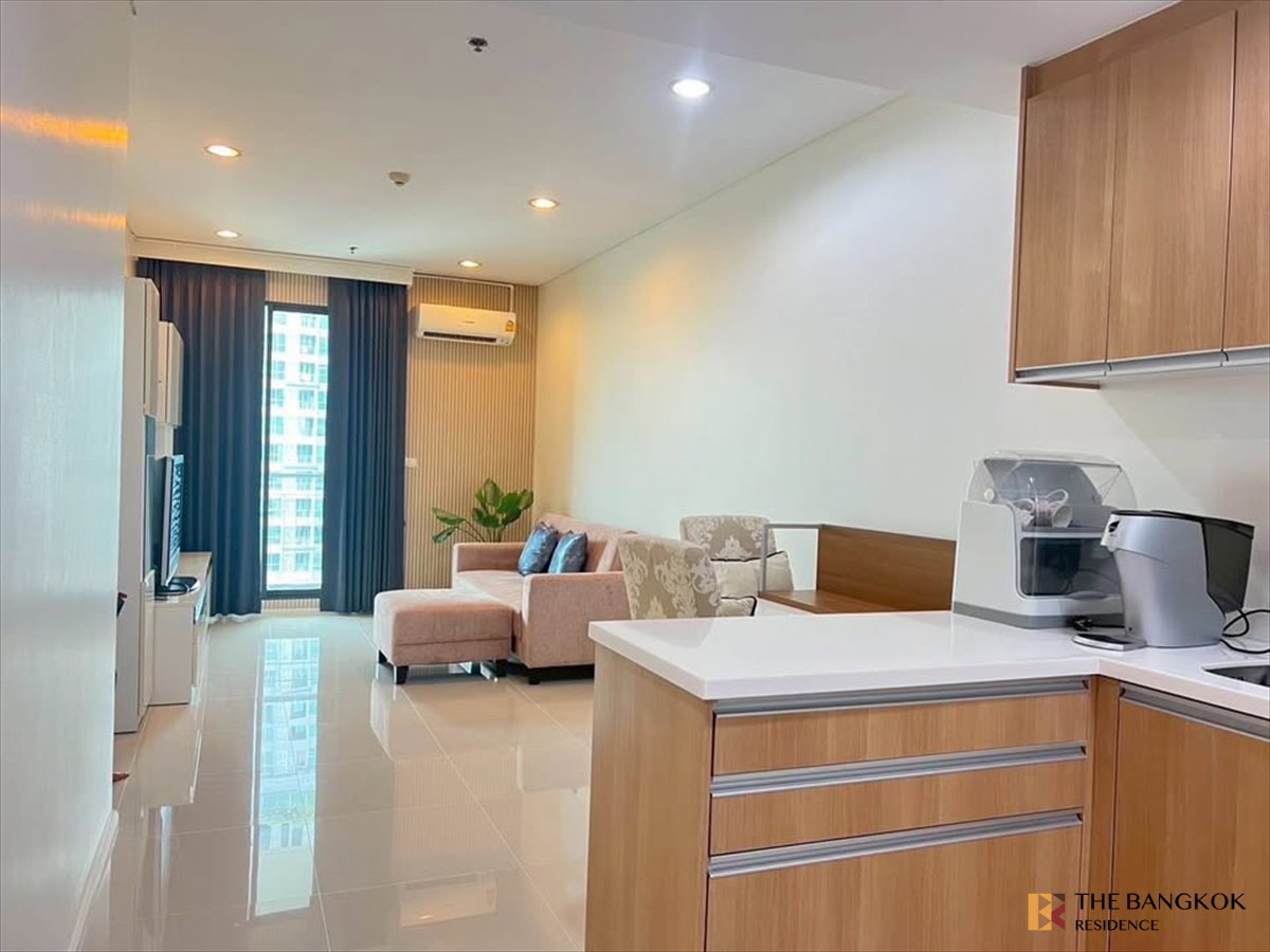 รูป  Condo for rent ⚡️ Villa Asoke ใกล้ MRT เพชรบุรี 1 นอน 48 sqm. 26k ห้องสวยมาก 💙  - รูปที่ 7/8