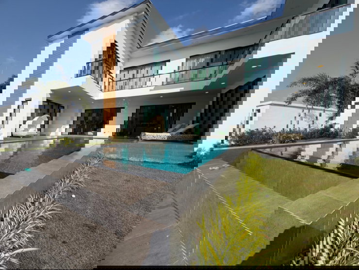 รูป บ้านเดี่ยวโมเดิรน์ ขอบอ่างมาบประชัน - รูปที่ 2/38