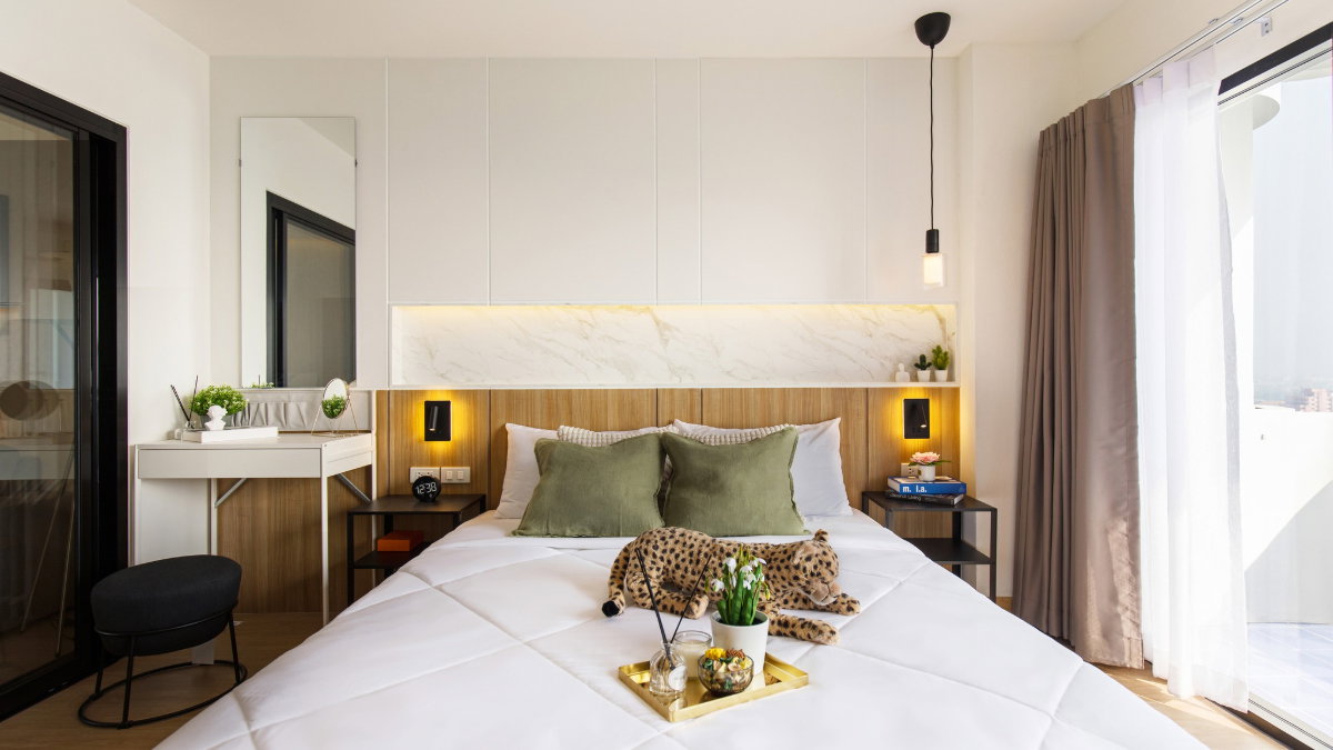 รูป เดอะ ทรีโอ การ์เด้น  ✅ คอนโดรีโนเวทใหม่ ใกล้ MRT 150 ม. ห้องใหญ่ วิวสวน พร้อมอยู่ ✅ - รูปที่ 4/19