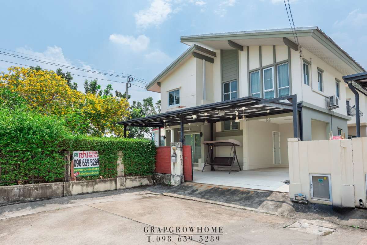รูป ให้เช่าบ้านเดี่ยว หลังมุม พร้อมอยู่ ใกล้สนามบินสุวรรณภูมิ เพียง 10 นาที ใกล้ Gemopolis พฤกษาปูริ แสนแก้ว กิ่งแก้ว 37 เดินทางสะดวก - รูปที่ 2/46