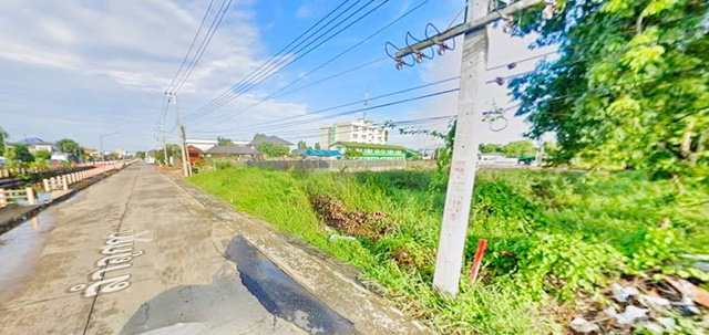 รูป ลำลูกกา21-27 รถไฟฟ้า BTSคูคต 500ม.ที่ดินถมแล้วให้เช่า ใกล้คลองสอง เหมาะลงทุน โกดัง โลจิสติกส์ ขนาด 5 ไร่ - รูปที่ 8/8