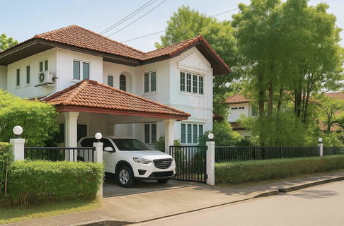 📌 ให้เช่าบ้านเดี่ยว 2 ชั้น สัมมากร รามคำแหง 112 4 ห้องนอน 3 ห้องน้ำ