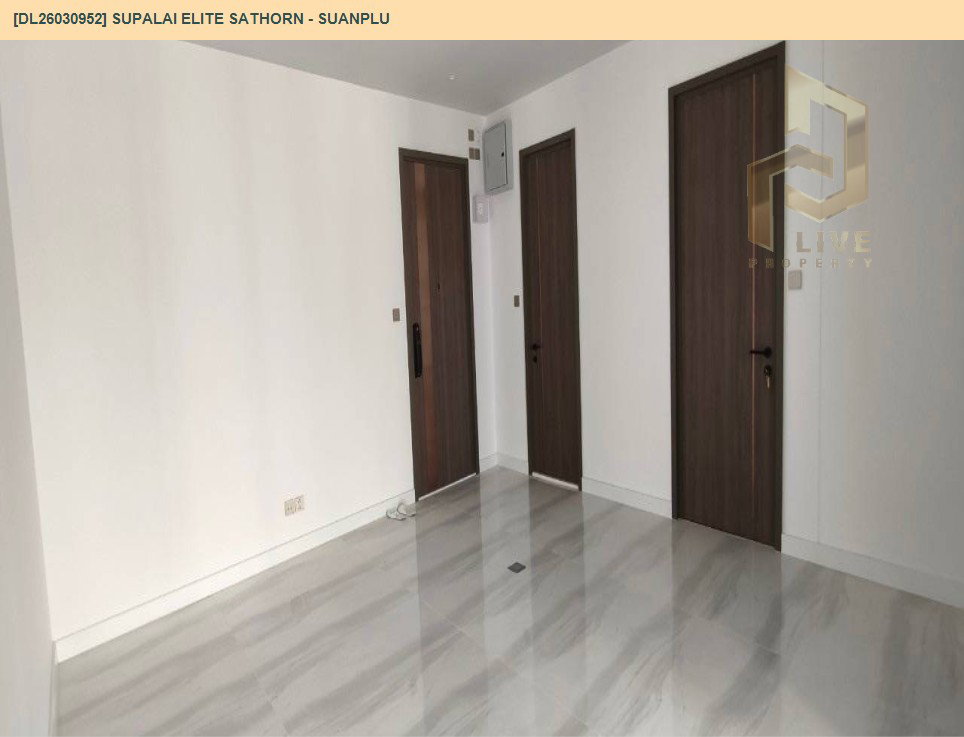 รูป DL26030952 ขายคอนโด ศุภาลัย เอลีท สาทร - สวนพลู (Supalai Elite Sathorn - Suanplu) ใกล้ BTS ช่องนนทรี พร้อมเข้าอยู่ โทรด่วน 0842740999 LineID @523dslwi - รูปที่ 4/7