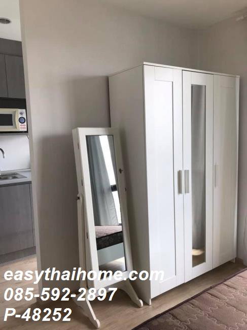 รูป P-48252 วิวสระว่ายน้ำ! ไอดีโอ สาทร-ท่าพระ (สตูดิโอ) ใกล้ BTS โพธิ์นิมิตร [9,500] | เขตธนบุรี | Line Id @easythaihome | 085-592-2897 - รูปที่ 4/24
