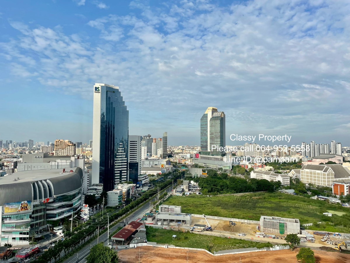 รูป ให้เช่าคอนโด : โนเบิล รีวอล์ฟ รัชดา1 1 ห้องนอน แบบกั้นกระจกใส เฟอร์ครบ ติดMRTศูนย์วัฒนธรรม (Noble Revolve Ratchada1)  - รูปที่ 9/9