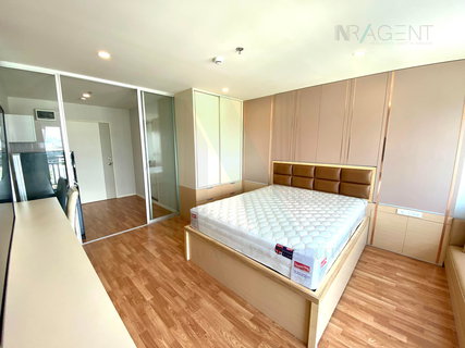 รูปภาพ 🔺 For Rent Condo LUMPINI VILLE PHATANAKAN - SRINAKARIN Building 1, Floor 10,Studio, Room size 28.00 sqm