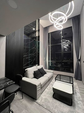 📌 For Rent Condo THE ORIGIN LADPRAO - BANGKAPI Building 1, Floor 21,Duplex, Room size 25 sqm