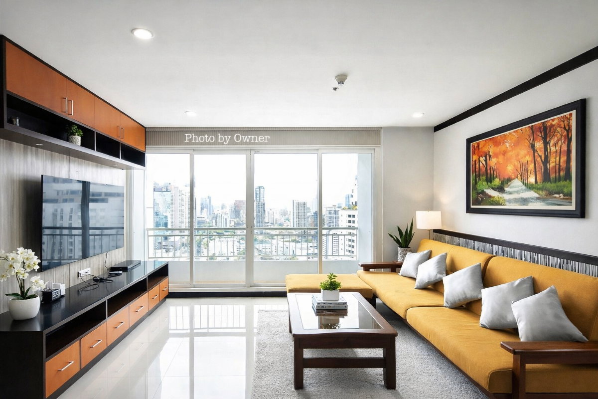 รูป 🍀🍀 Fully furnished💝 ให้เช่า📌 เซอร์เคิล คอนโดมิเนียม (Line: @rent2022)MRT เพชรบุรี พร้อมเข้าอยู่ 🔖A10925 - รูปที่ 5/17