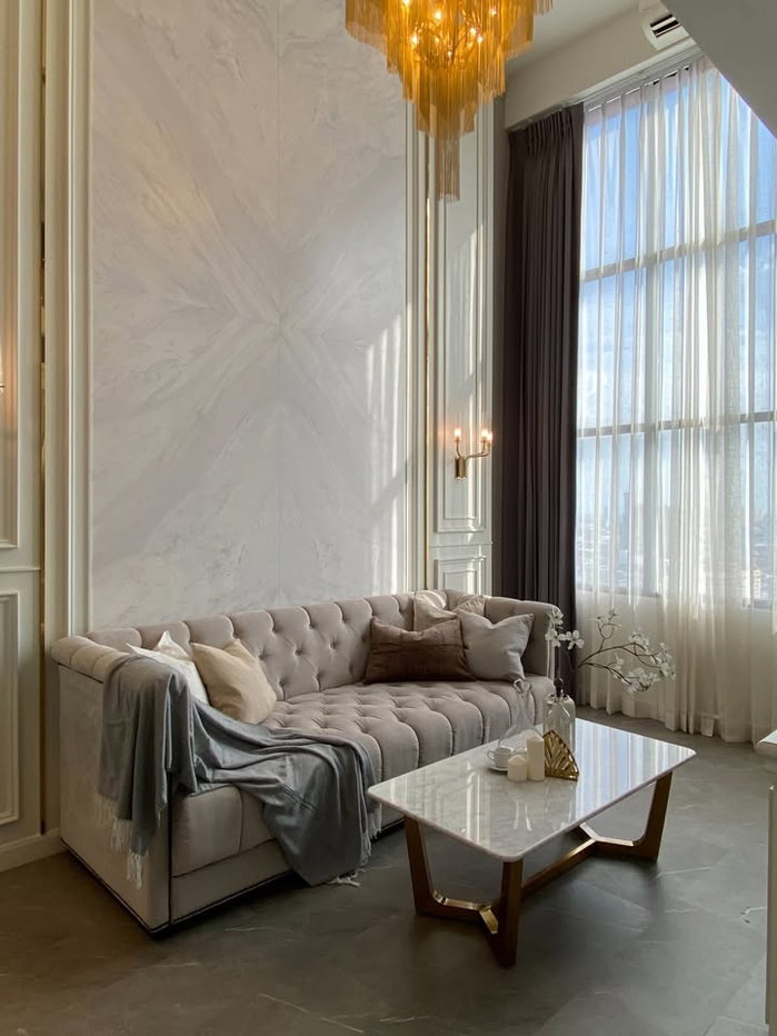 รูป Knightsbridge Prime Sathorn【𝐒𝐄𝐋𝐋 & 𝐑𝐄𝐍𝐓】🔥ห้องลุคโมเดิร์นเรียบหรู โทนเทาสบายตา พร้อมเฟอร์นิเจอร์ดีไซน์ทันสมัยครบ🔥 ติดต่อไลน์ไอดี: @hacondo - รูปที่ 3/8