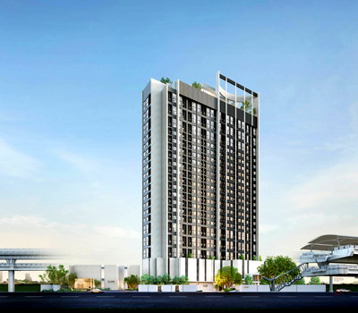 ขายคอนโด : [ขายดาวน์] โค้บ เกษตร-ศรีปทุม สตูดิโอ 26.68 ตร.ม. ติด BTS บางบัว 0 เมตร ราคา 3,811,000 บาท