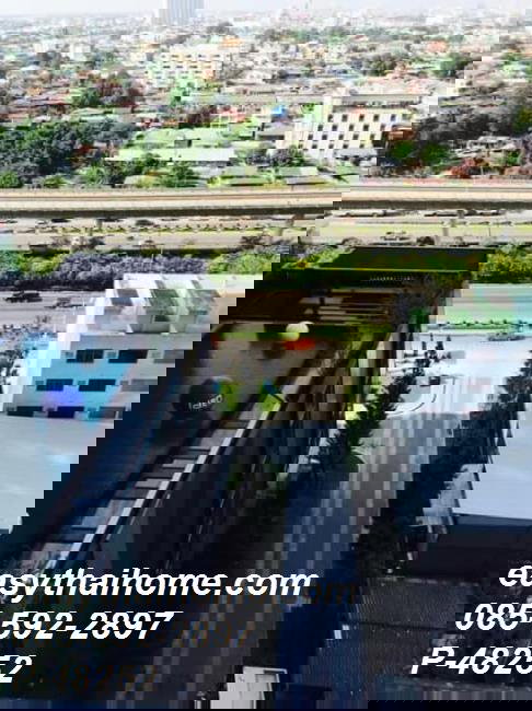 รูป P-48252 วิวสระว่ายน้ำ! ไอดีโอ สาทร-ท่าพระ (สตูดิโอ) ใกล้ BTS โพธิ์นิมิตร [9,500] | เขตธนบุรี | Line Id @easythaihome | 085-592-2897 - รูปที่ 13/24