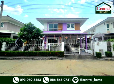 บ้านเดี่ยว ลำลูกกา คลองสาม : บ้านเดี่ยว 61 ตารางวา ศุภาลัย การ์เด้นวิลล์ รังสิต คลอง 2 เดินทางสะดวก