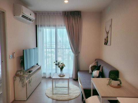 ให้เช่าคอนโด แอสปาย เอราวัณ ไพร์ม อาคาร 1 ชั้น 28 1 ห้องนอน ขนาด 27.00 ตรม ใกล้ สำนักงาน กศน.จังหวัดสมุทรปราการ