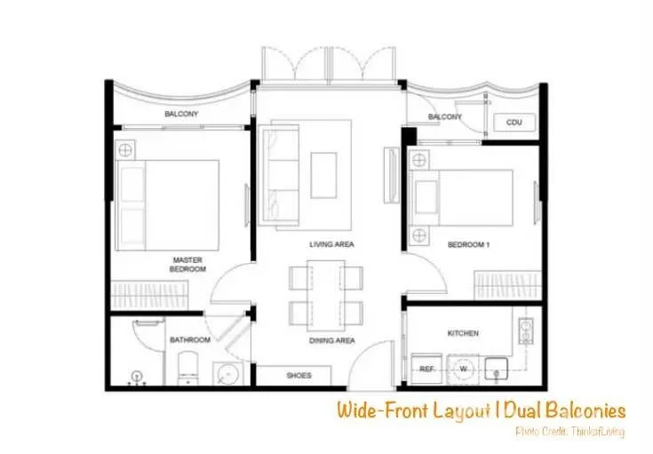 รูป ขาย คอนโด 2 ห้องนอน ในโครงการ คาวะ เฮาส์ 6117068 - รูปที่ 7/11